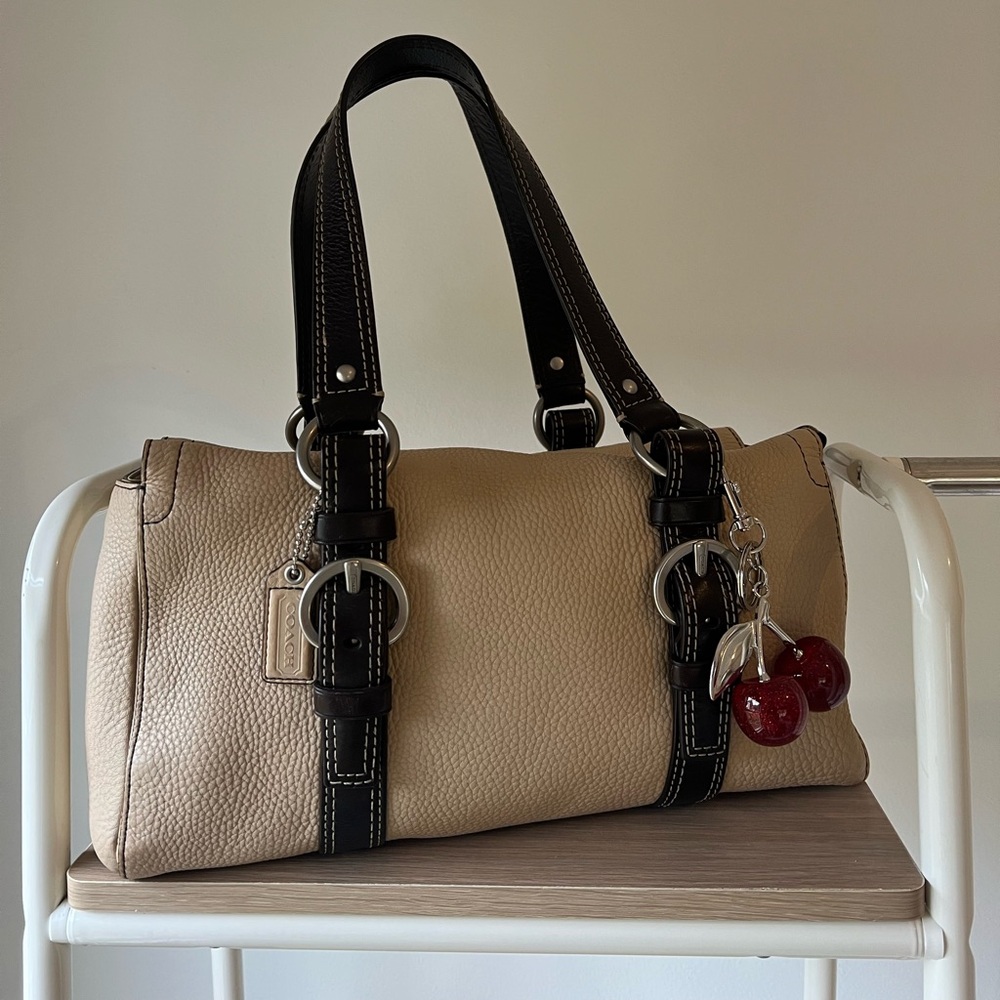 Coach Chelsea Pebbled Leather Satchel